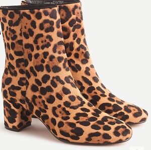 J. Crew Willa Calf Hair Ankle Boot, 7 1/2, New in Box